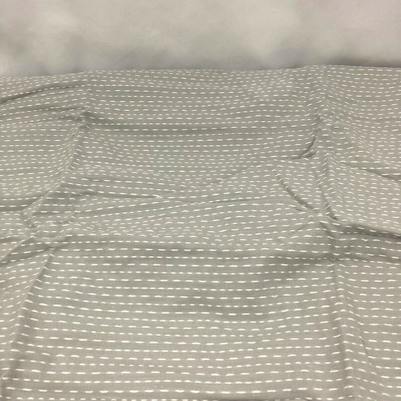 Under The Canopy Euro Sham Gray White Abstract Aztec 100% Organic Cotton 26 x 26 - Picture 4 of 9